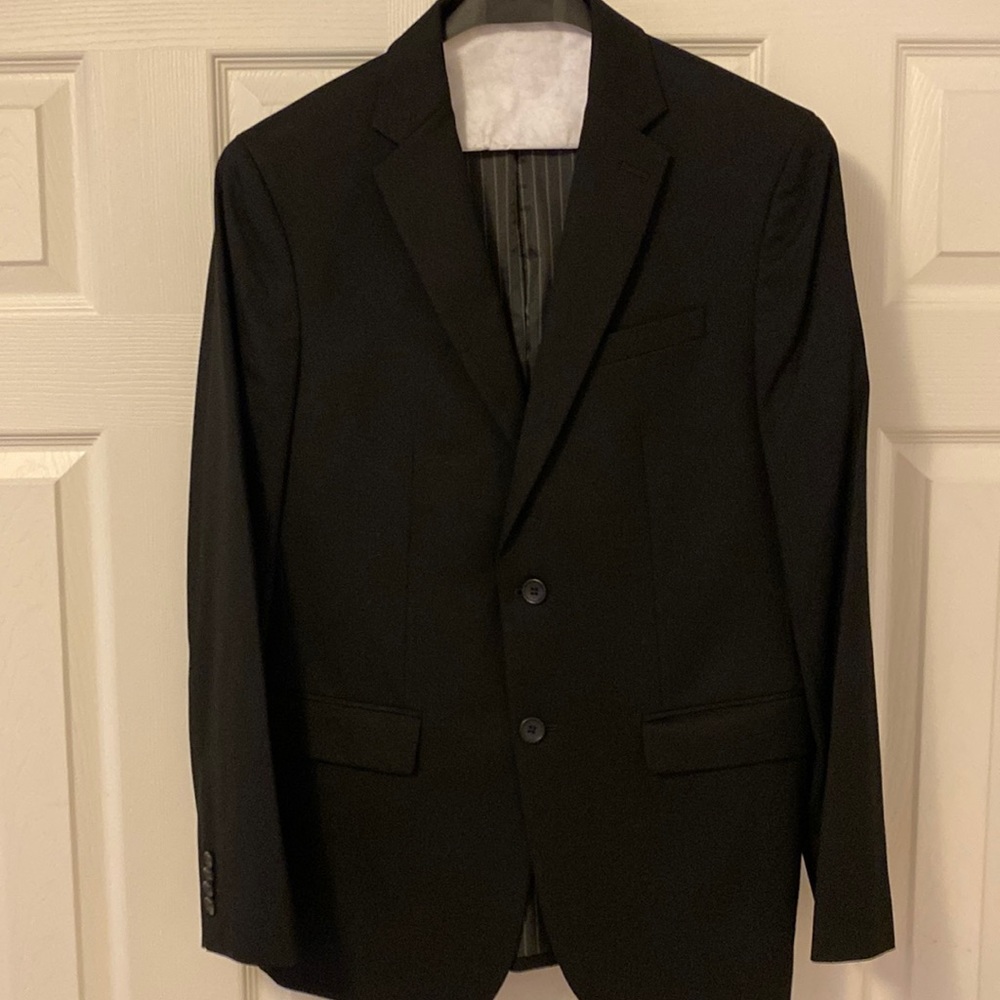 Black Banana Republic suit